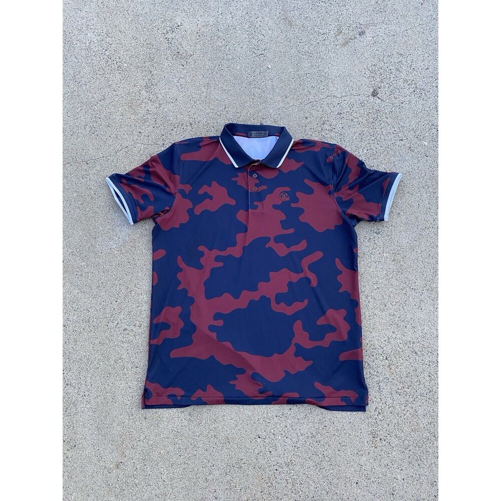 G/Fore Camo Polo Size XL Red/Blue